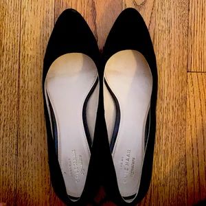 Cole Haan Black Suede Heels Size 9